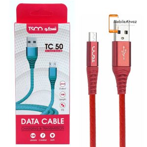 کابل تبدیل USB به microUSB تسکو مدل TC 50 طول 1 متر